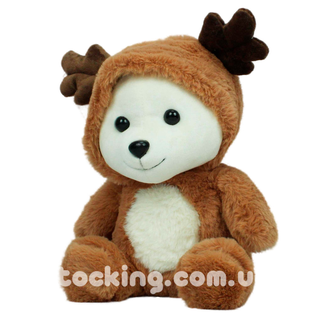 Мягкая игрушка Мишка в капюшоне (олень), 23 см