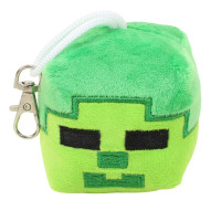 Мягкий брелок Зомби Майнкрафт, Minecraft Zombie, 7 см